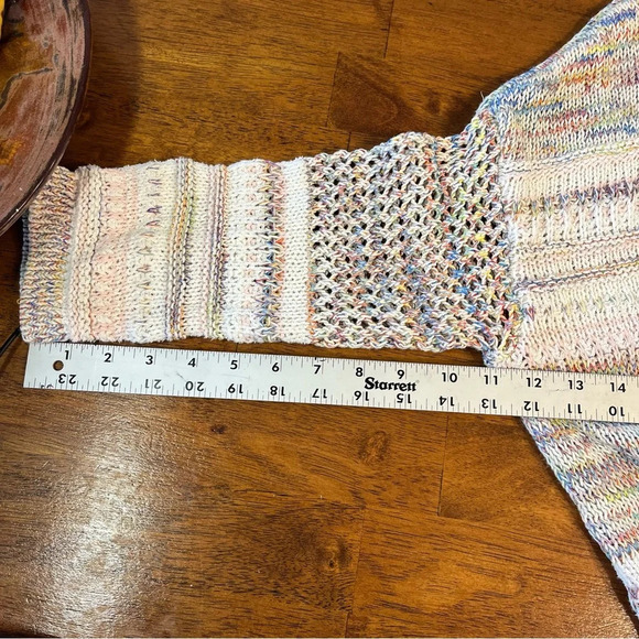 Matilda Jane Beautiful Moments Sweater cable knit multi color sweater size M - Picture 5 of 12